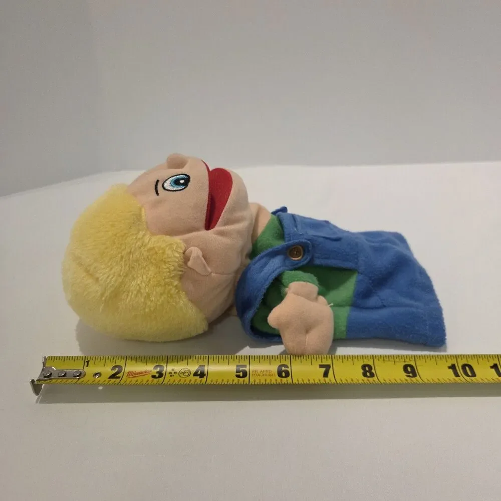 Lakeshore Learning Plush Blonde Haired Boy Puppet Toy